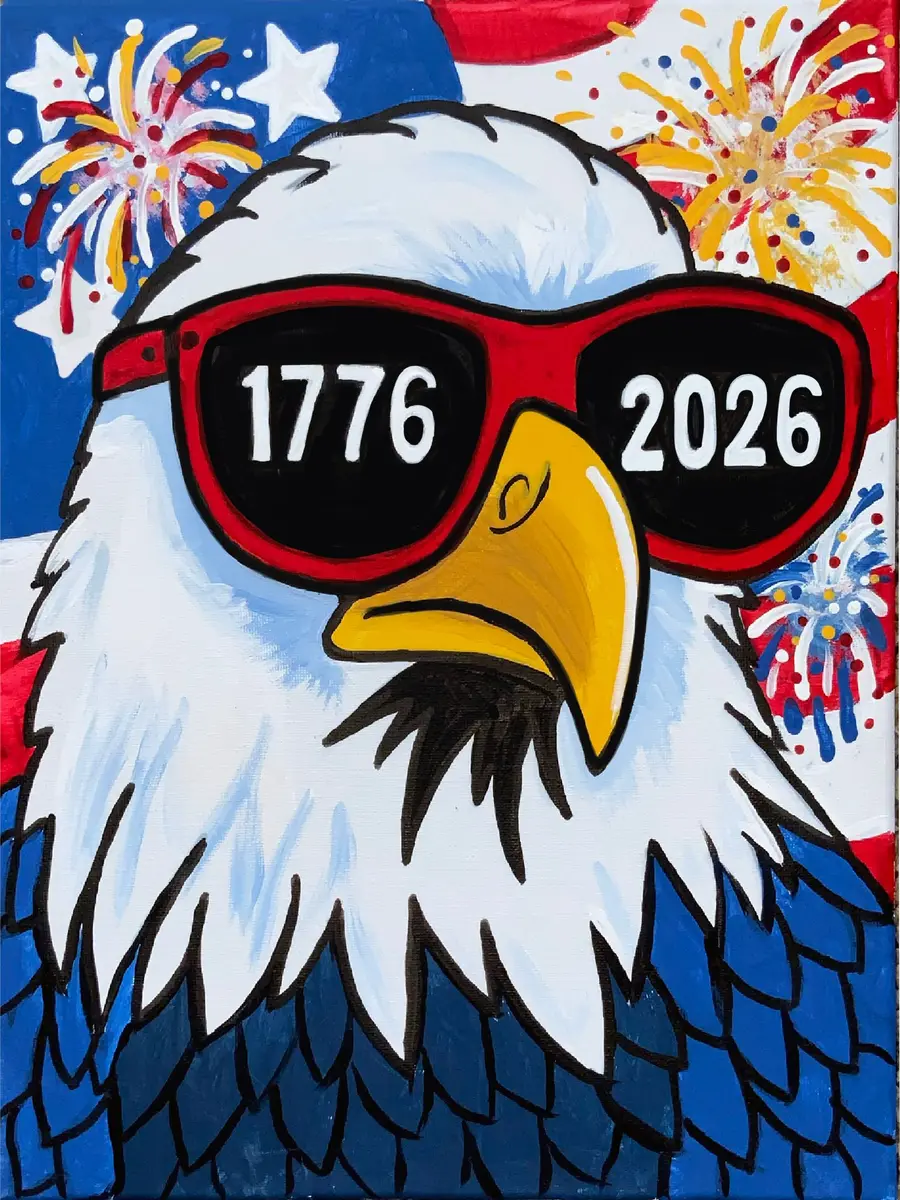Freedom Eagle painting example